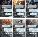 Star Wars X-Wing: El juego de miniaturas - Ases Imperiales - Pack de Expansión cartas