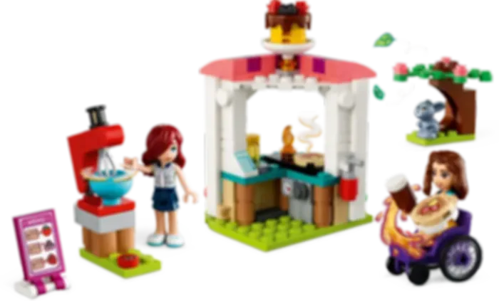 LEGO® Friends Pfannkuchen-Shop spielablauf