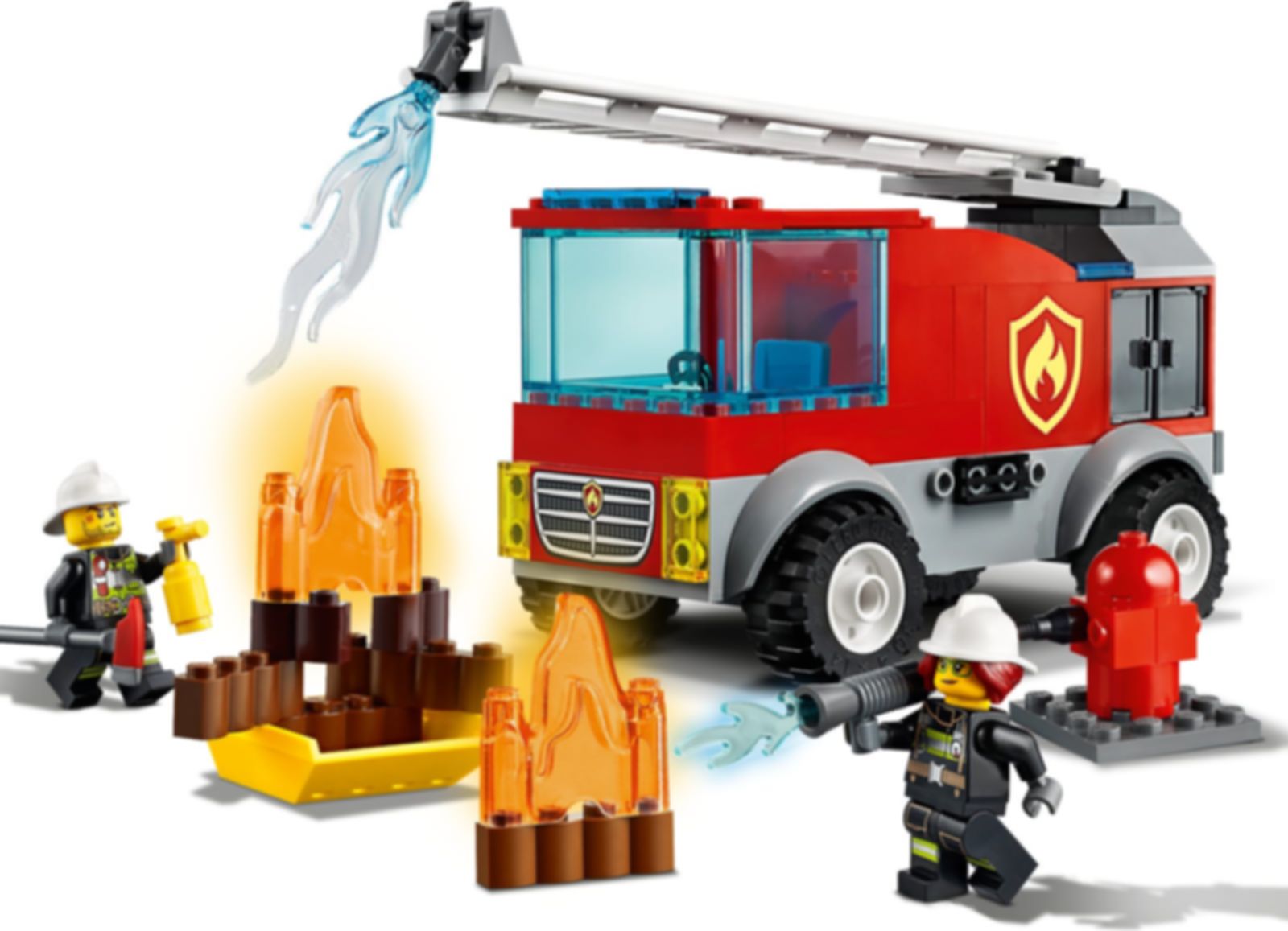 LEGO® City Camión de Bomberos con Escalera jugabilidad