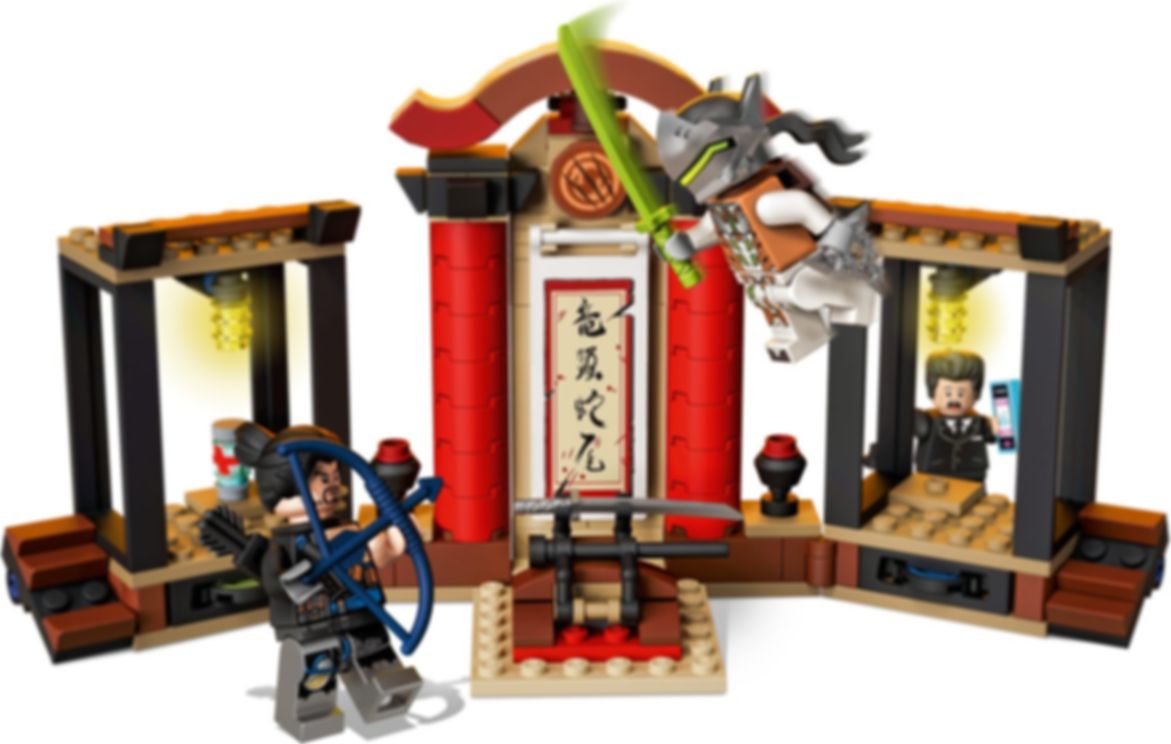 LEGO® Overwatch Hanzo vs. Genji components