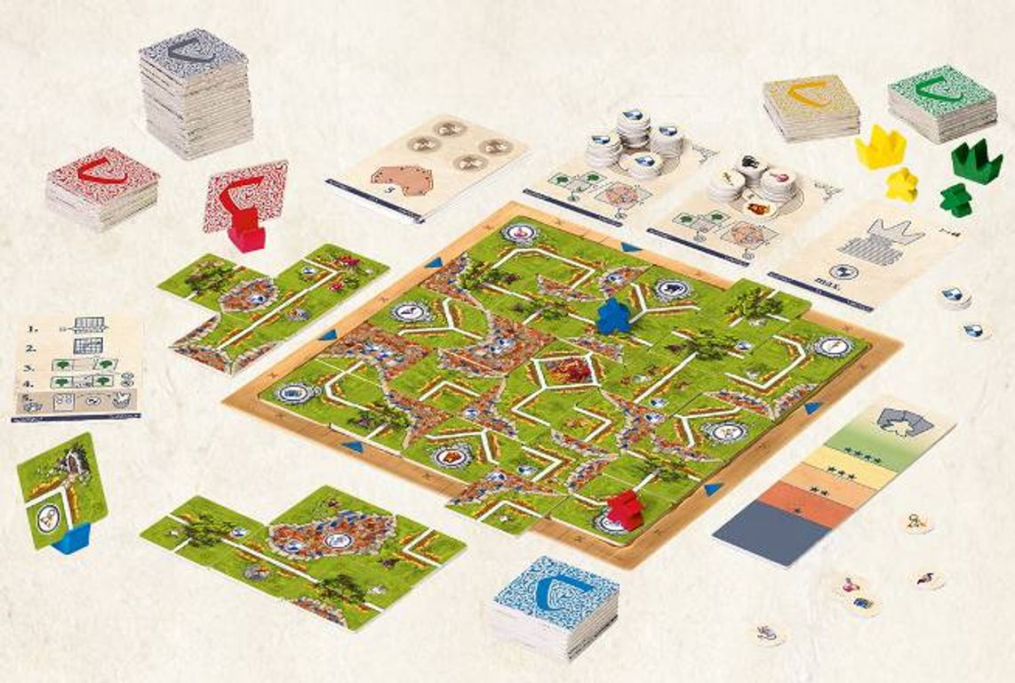 Carcassonne Labyrinth components