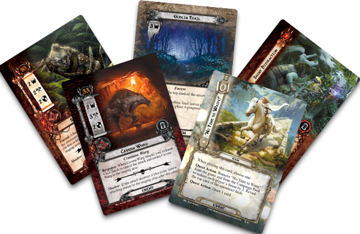 The Lord of the Rings: The Card Game – The Dark of Mirkwood kaarten