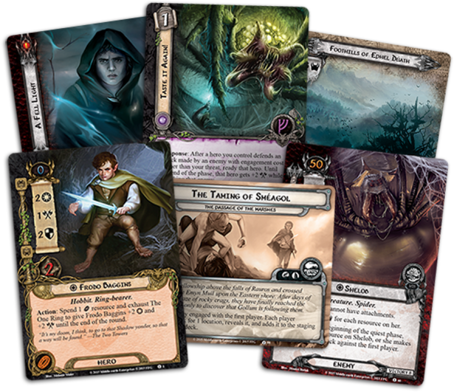 The Lord of the Rings: The Card Game - The Land of Shadow cards
