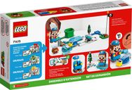 LEGO® Super Mario™ Uitbreidingsset: IJs-Mario pak en ijswereld achterkant van de doos