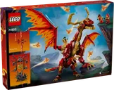 LEGO® Ninjago Dragón Fuente del Movimiento parte posterior de la caja