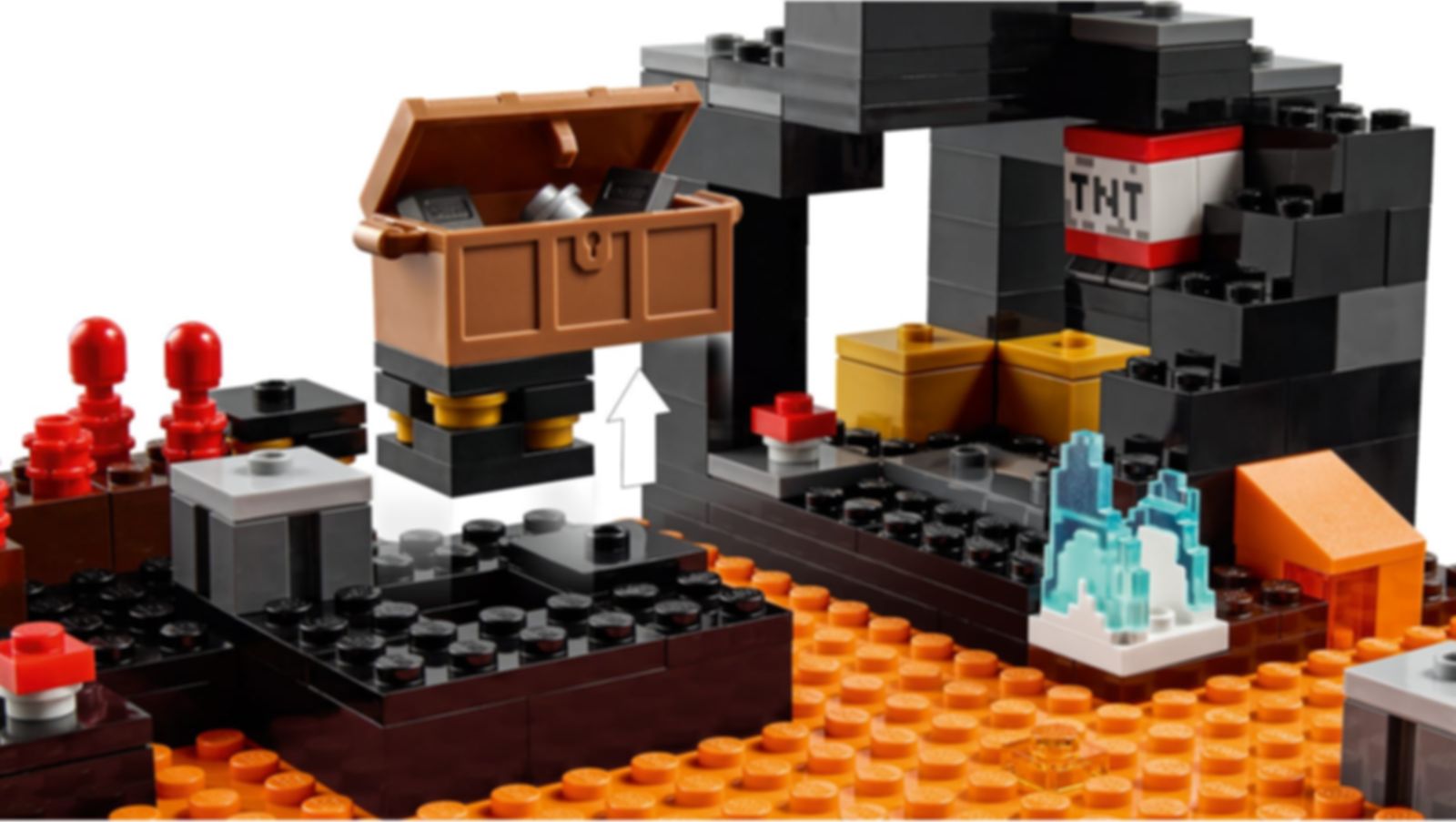 LEGO® Minecraft Le bastion du Nether composants