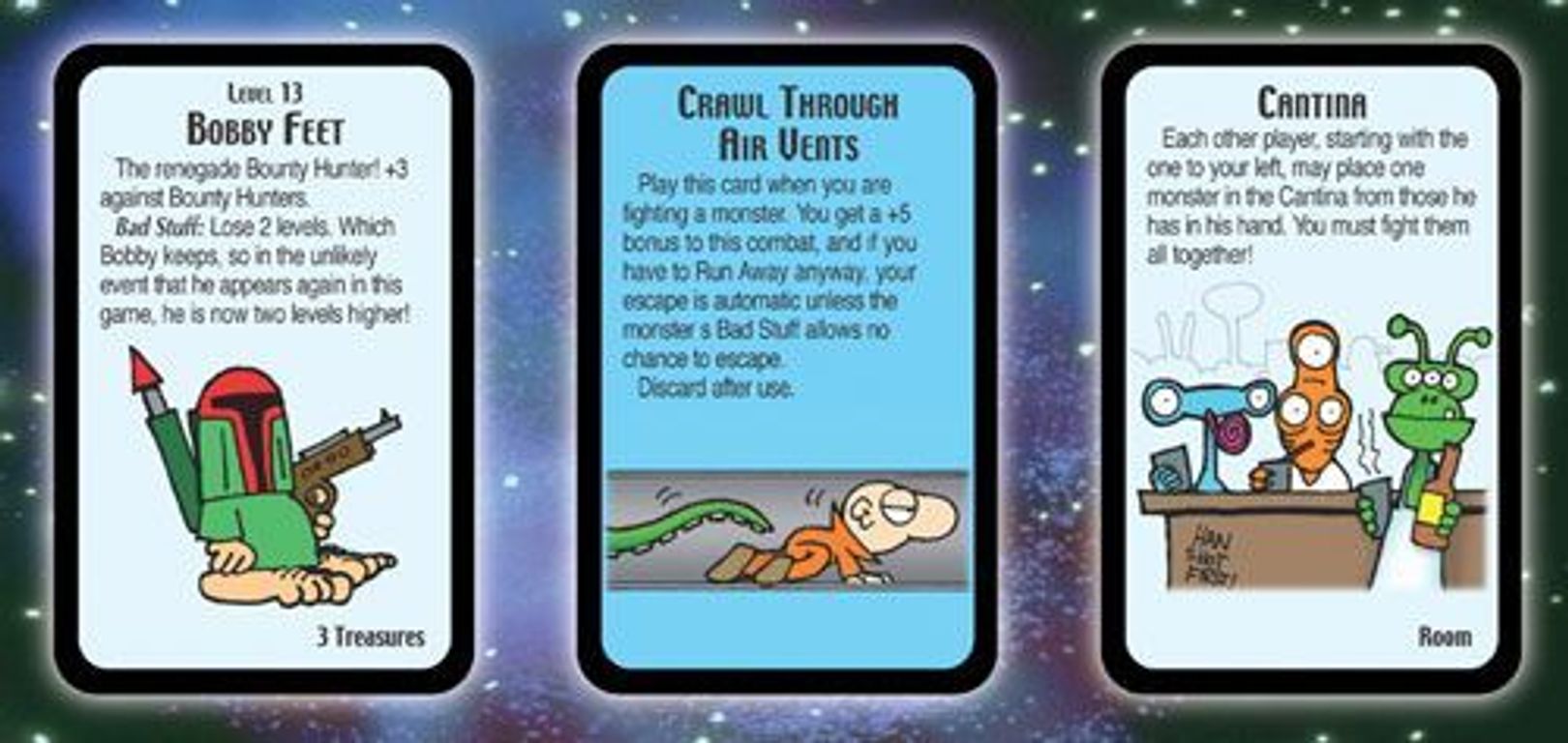 Star Munchkin 2: Las Guerras Clown cartas