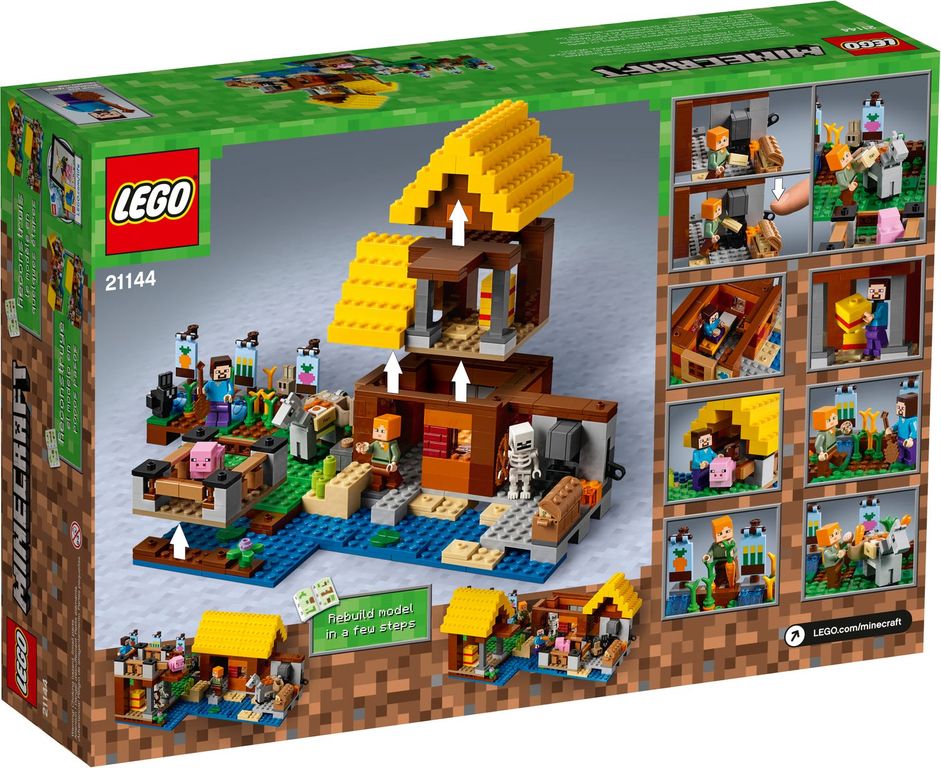LEGO® Minecraft The Farm Cottage back of the box