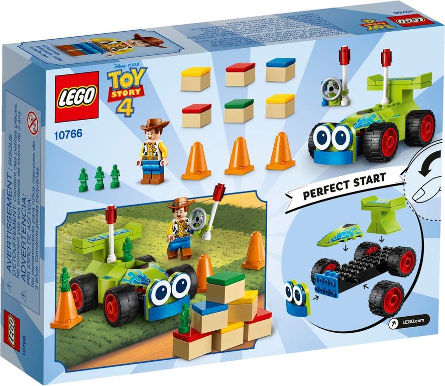 LEGO® Toy Story Woody & Turbo rückseite der box