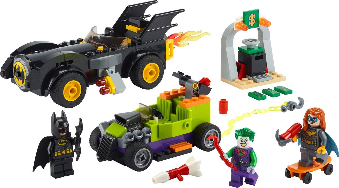 LEGO® DC Superheroes Batman™ vs. The Joker™: Batmobile™ Chase components