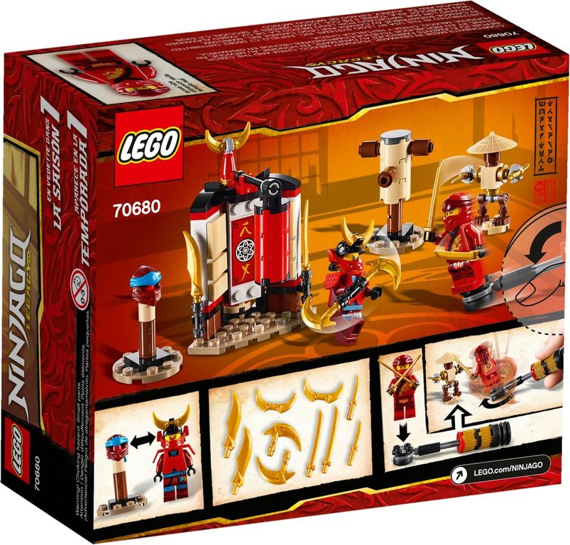 LEGO® Ninjago Monastery Training back of the box