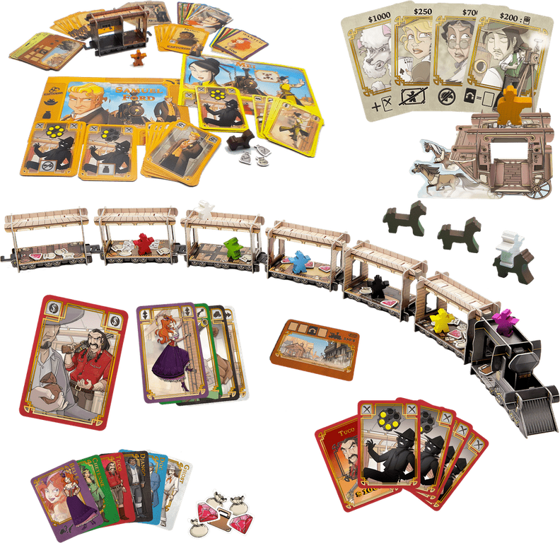 Colt Express: BIG BOX komponenten