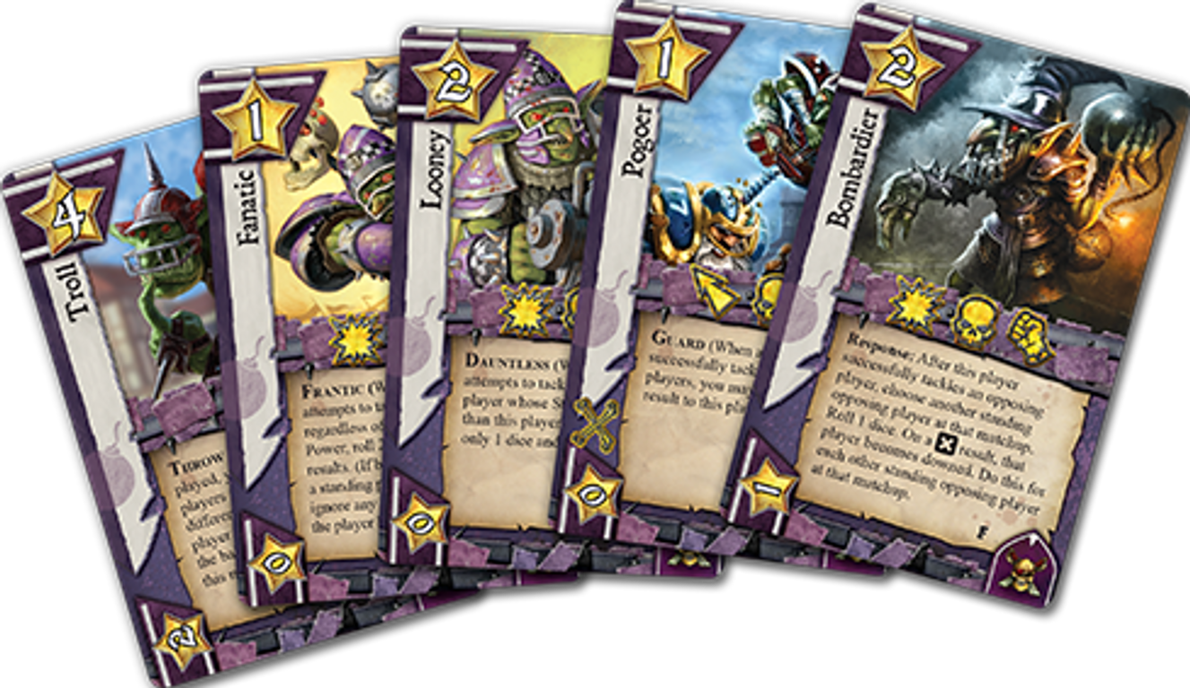 Blood Bowl: Team Manager - The Card Game - Foul Play kaarten