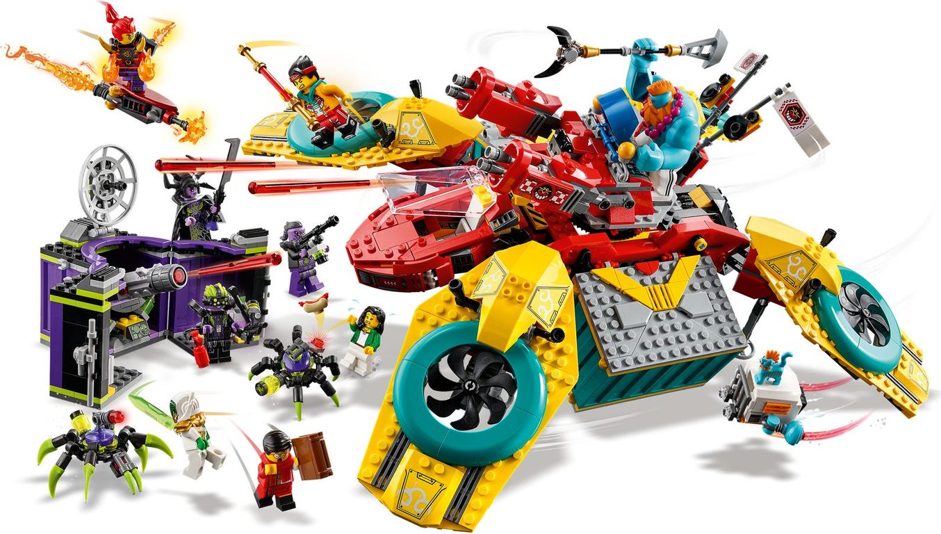 LEGO® Monkie Kid Monkie Kid's Team Dronecopter minifigures