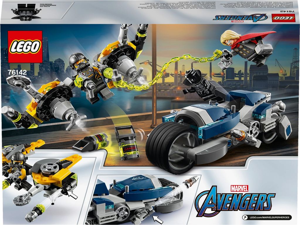 LEGO® Marvel Avengers Speeder Bike Attack components