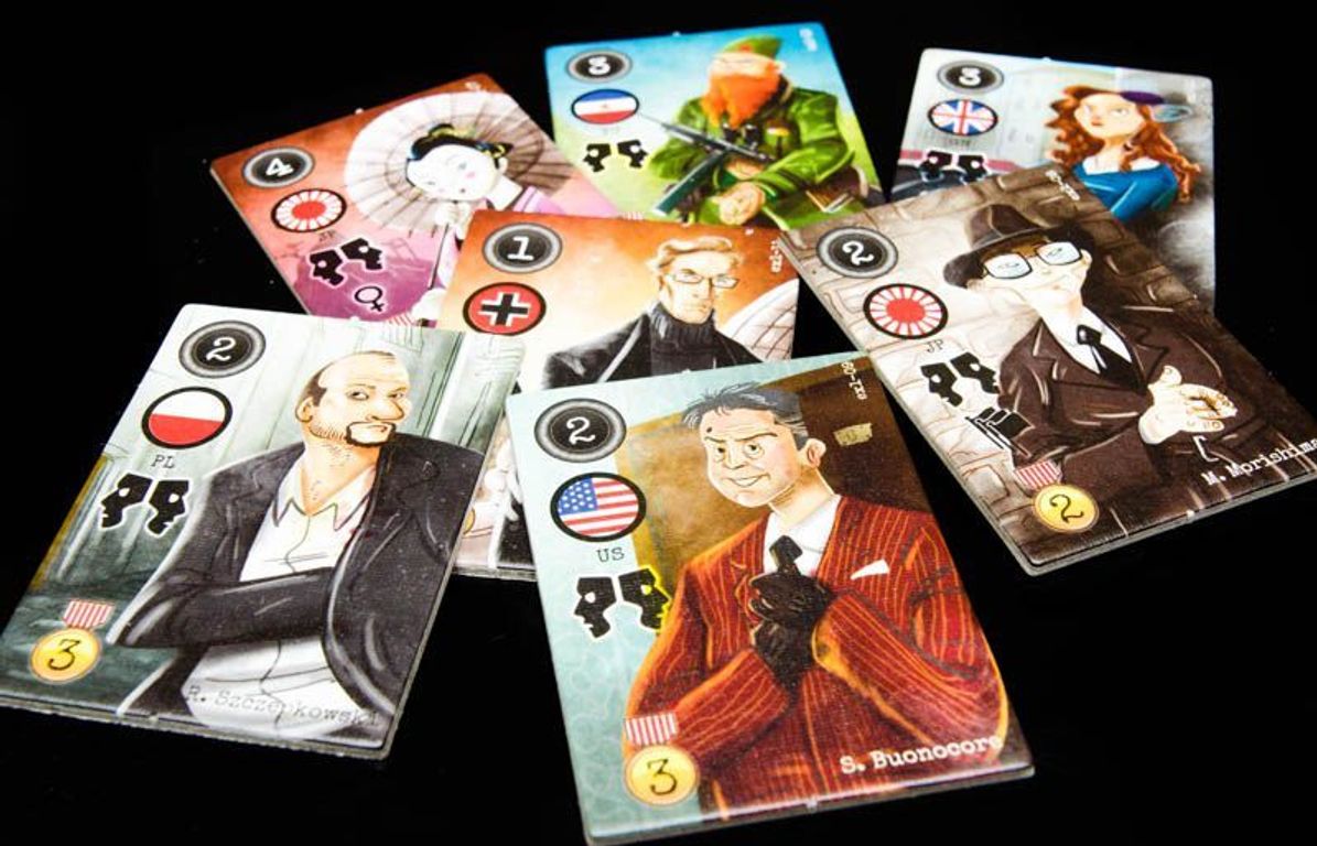 City of Spies: Double Agent expansion cartas