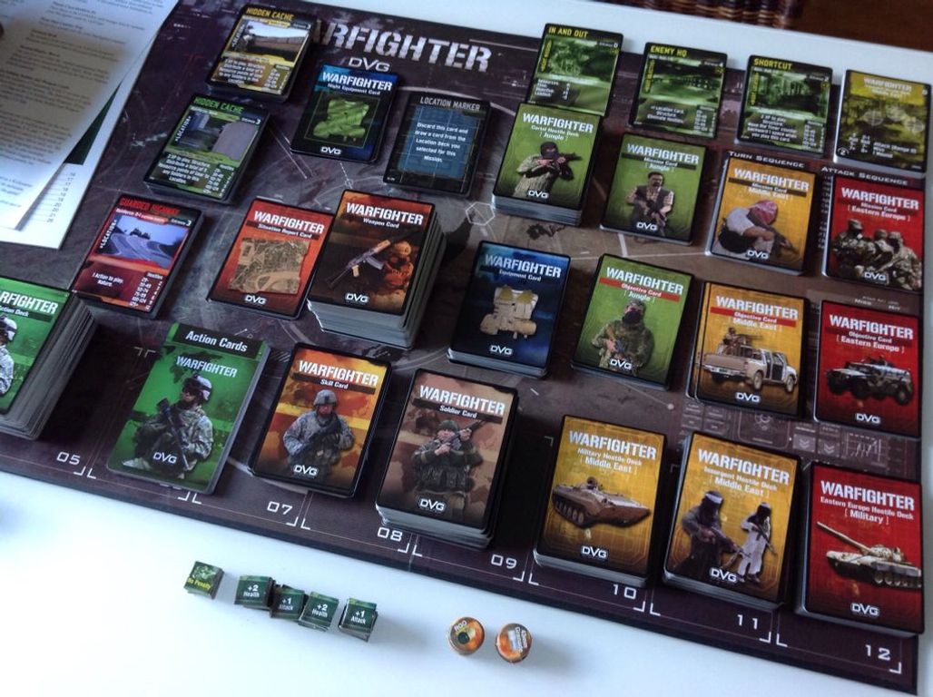 Warfighter: The Tactical Special Forces Card Game cards