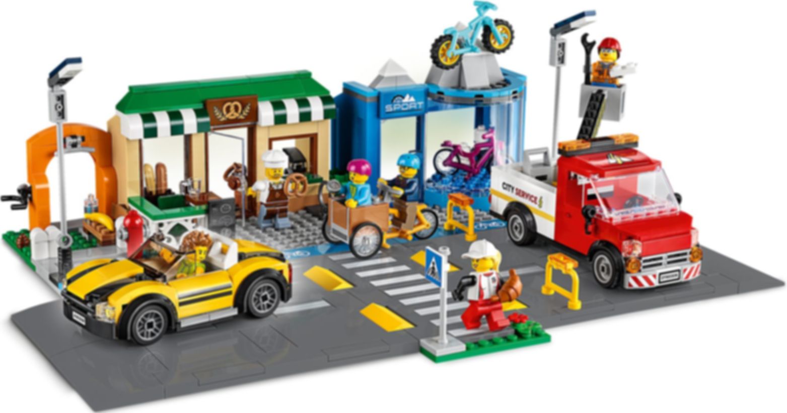 LEGO® City Calle de Tiendas jugabilidad