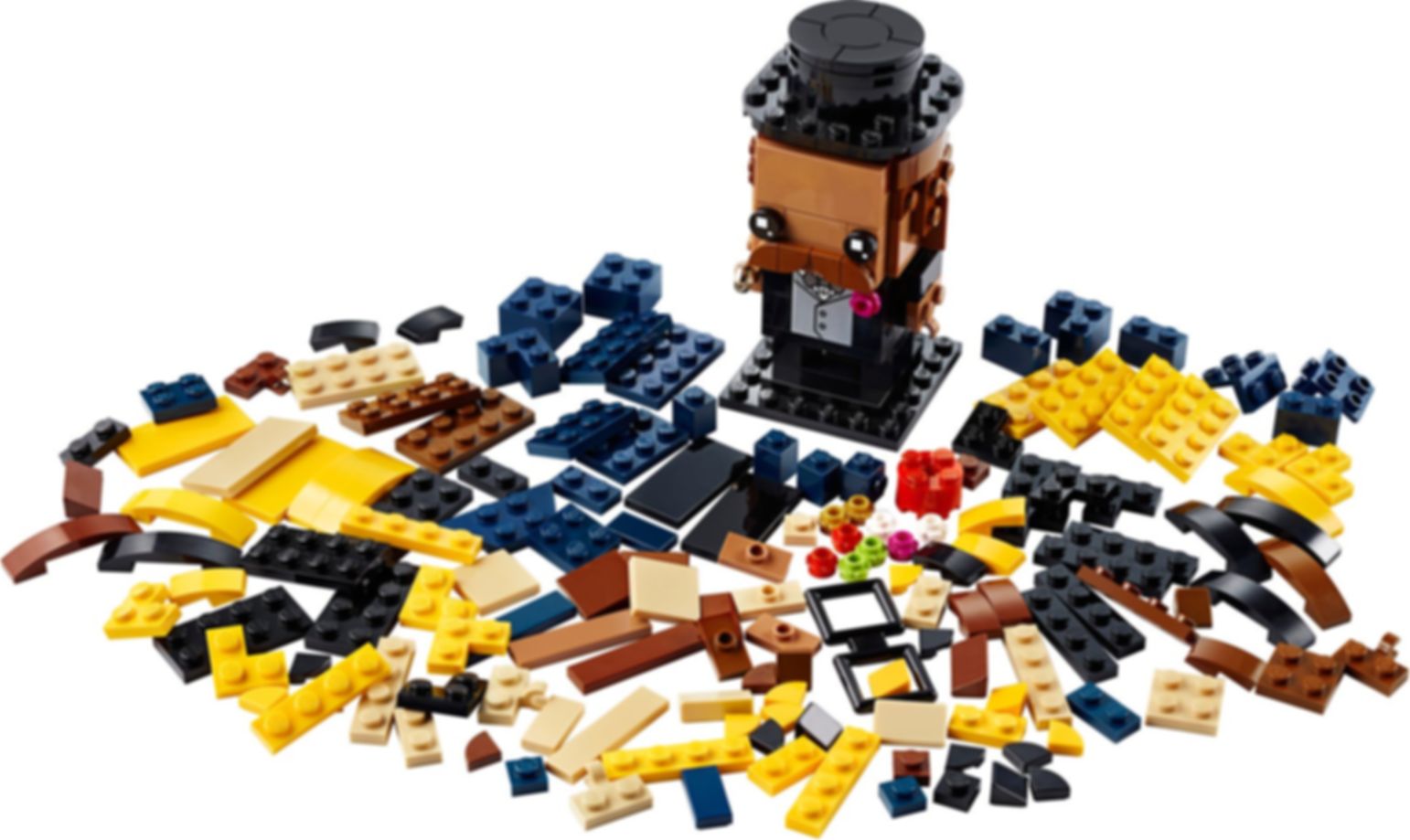 LEGO® BrickHeadz™ Wedding Groom components