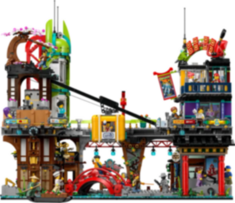 LEGO® Ninjago stadsmarkten speelwijze