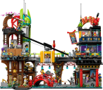 LEGO® Ninjago Mercados de la Ciudad de NINJAGO® jugabilidad