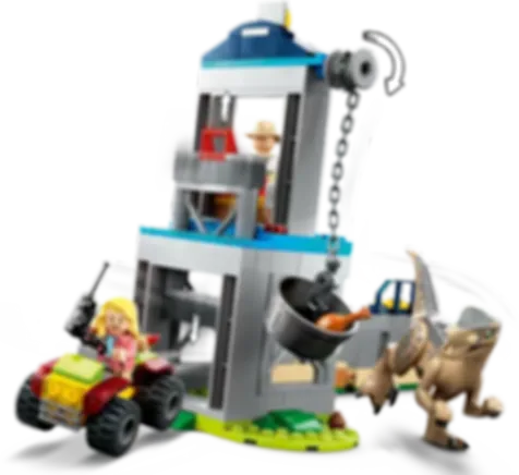LEGO® Jurassic World L'évasion du vélociraptor gameplay