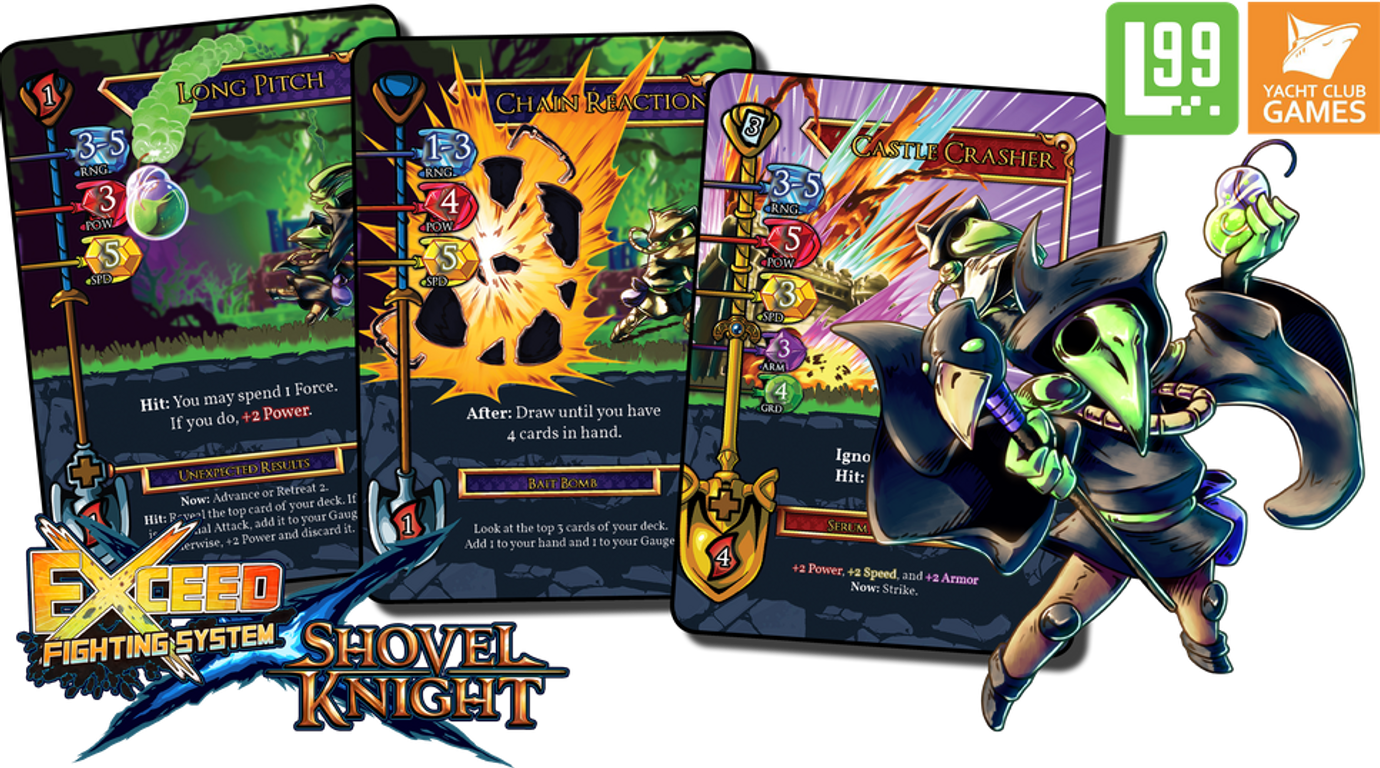 Exceed: Shovel Knight – Shadow Box components