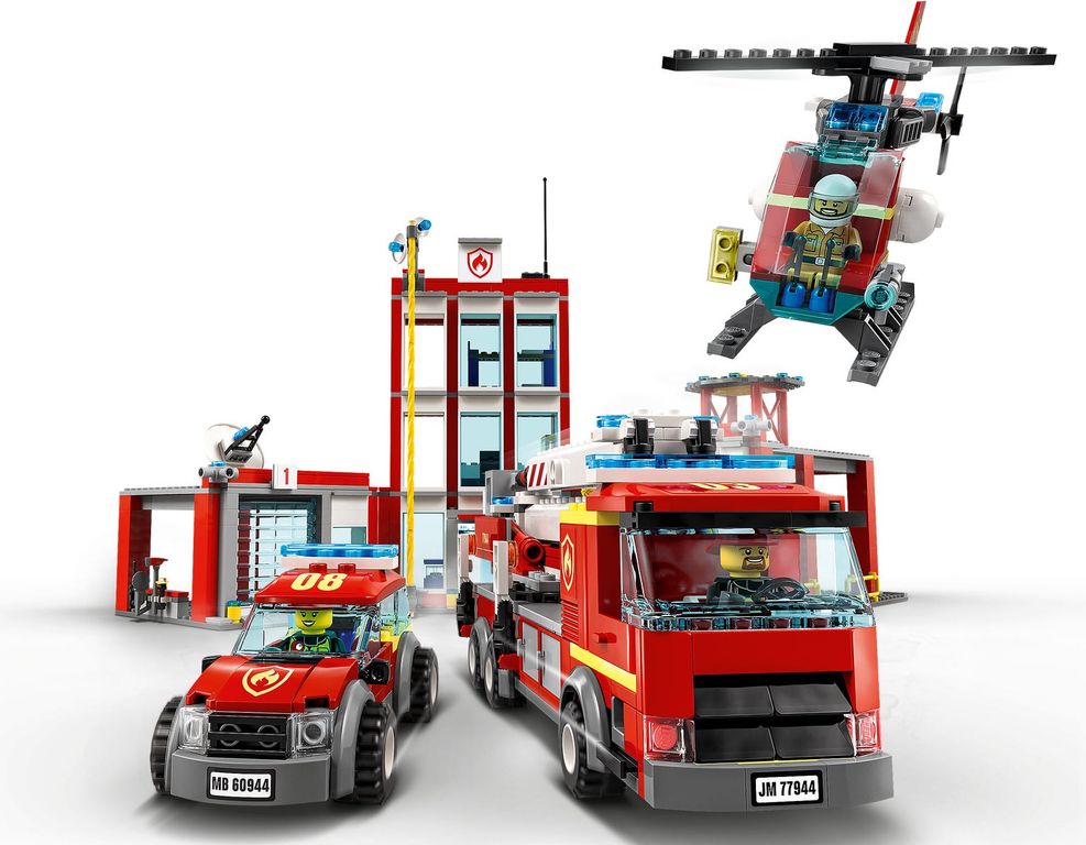 LEGO® City Hauptquartier der Feuerwache fahrzeug