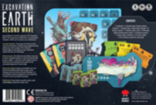 Excavation Earth: Second Wave back of the box