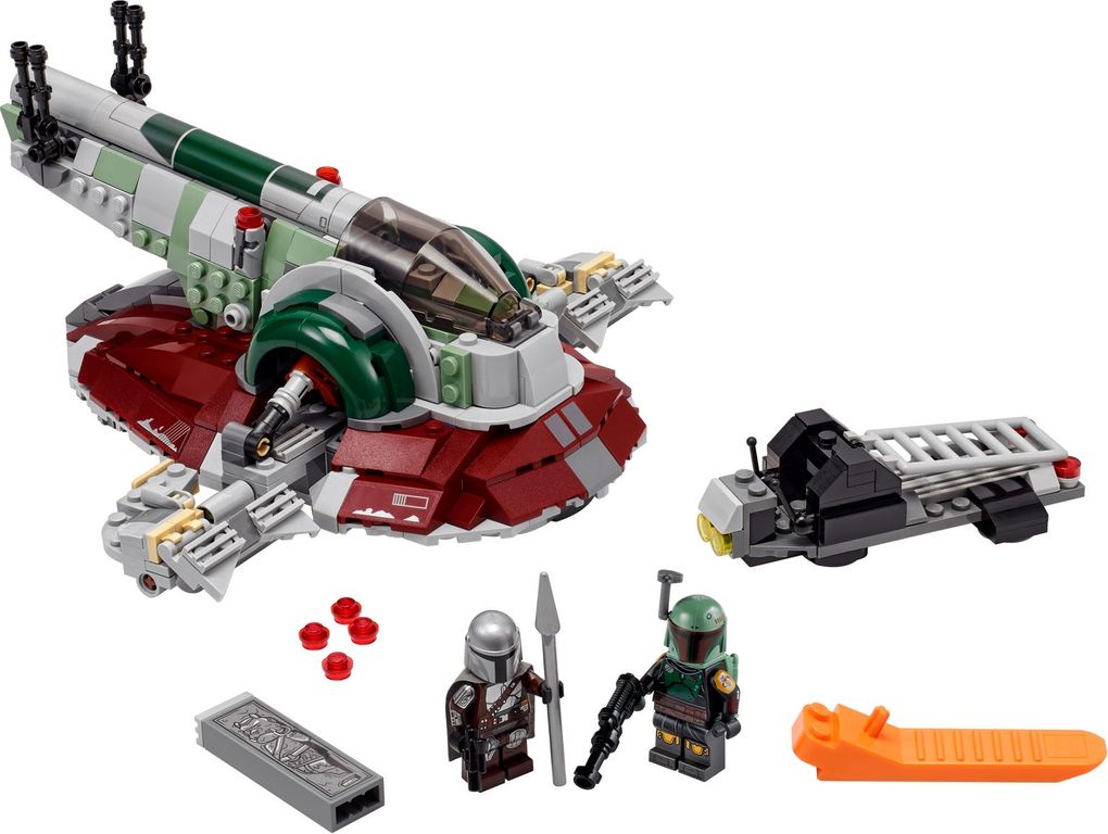 LEGO® Star Wars Boba Fett’s Starship™ components