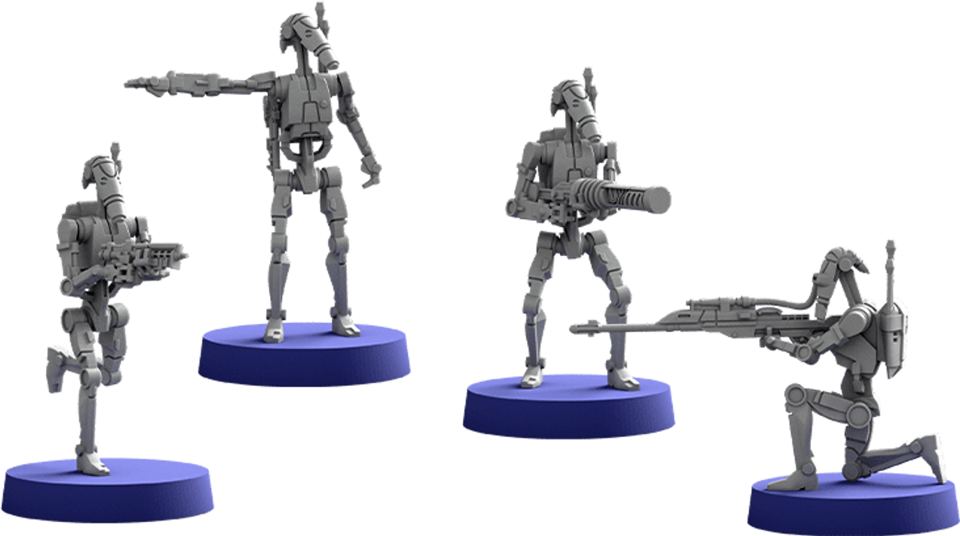Star Wars: Legión – Droides de Combate B1 Expansión de mejora: Unidades de la Alianza Separatista miniaturas