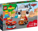 LEGO® DUPLO® Día de la Carrera de Rayo McQueen parte posterior de la caja