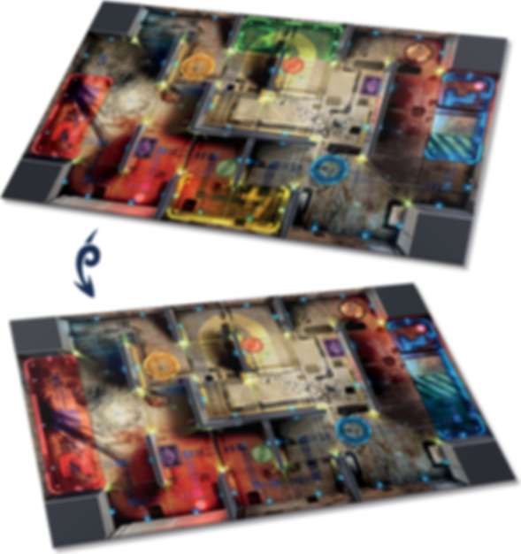 Starcadia Quest: Showdown game board