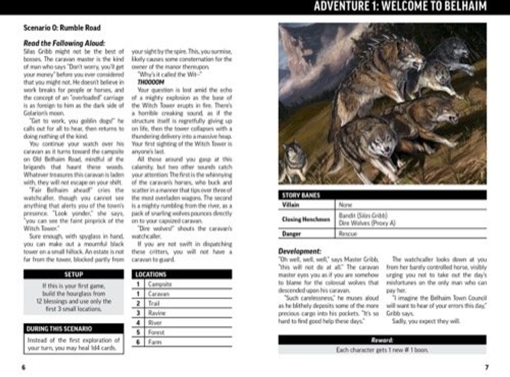 Pathfinder Adventure Card Game: Core Set manual