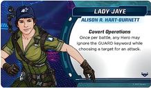 G.I. JOE Mission Critical: Vanguard Strike Lady Jaye karte