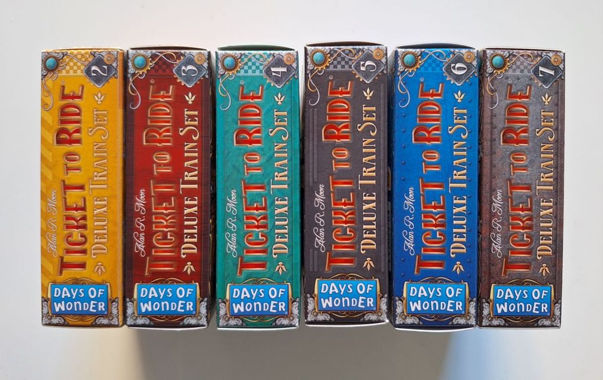 Ticket to Ride: Deluxe Train Set – 20th Anniversary scatola