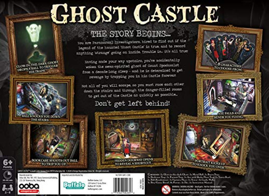 Ghost Castle back of the box