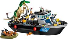 LEGO® Jurassic World Fuga del Barco del Dinosaurio Baryonyx jugabilidad