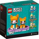 LEGO® BrickHeadz™ Gato naranja parte posterior de la caja