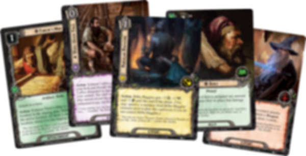 The Lord of the Rings: The Card Game - The Hobbit: Over Hill and Under Hill cards