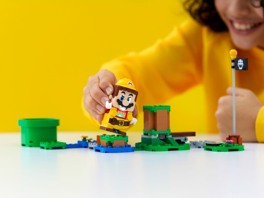 LEGO® Super Mario™ Baumeister-Mario - Anzug spielablauf