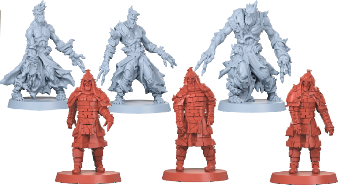 Zombicide: Climbers & Terrorcotta Walkers miniatures