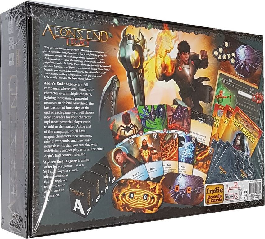 Aeon's End: Legacy parte posterior de la caja