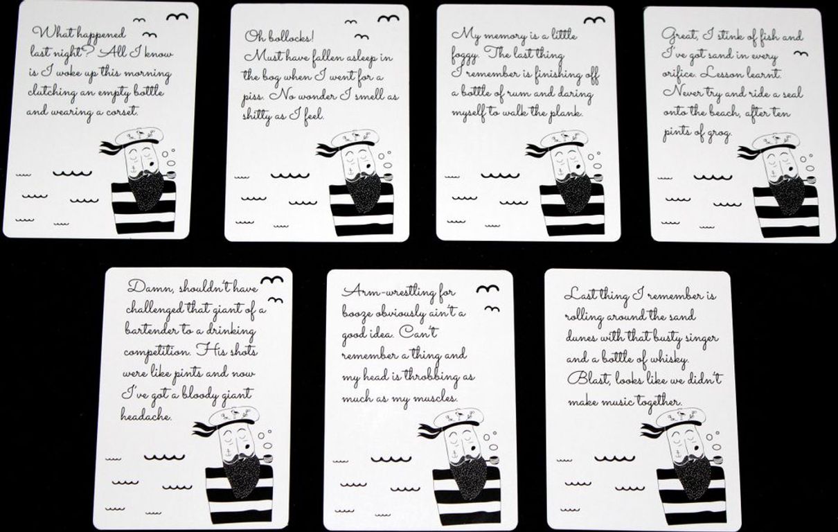 Drunken Sailor cards