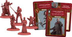 A Song of Ice & Fire: Tabletop Miniatures Game - Lannister Heroes I komponenten