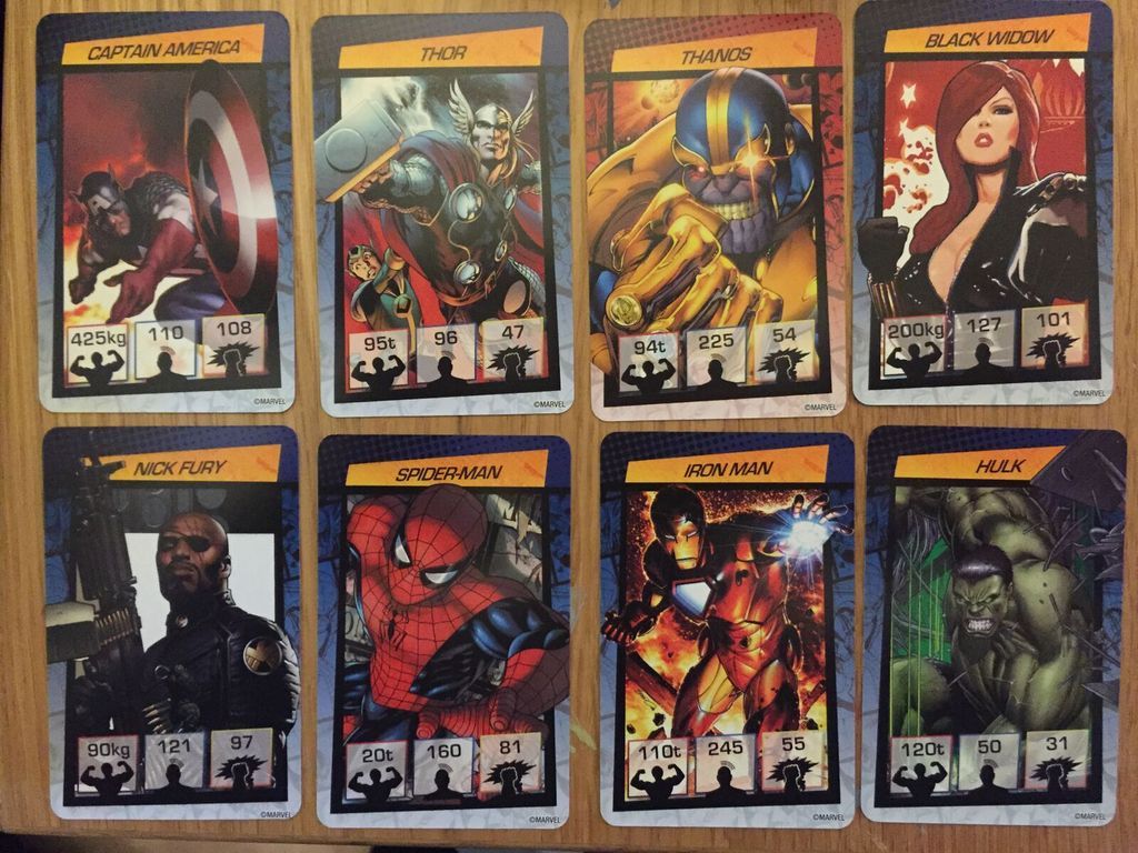 Cardline: Marvel cartes