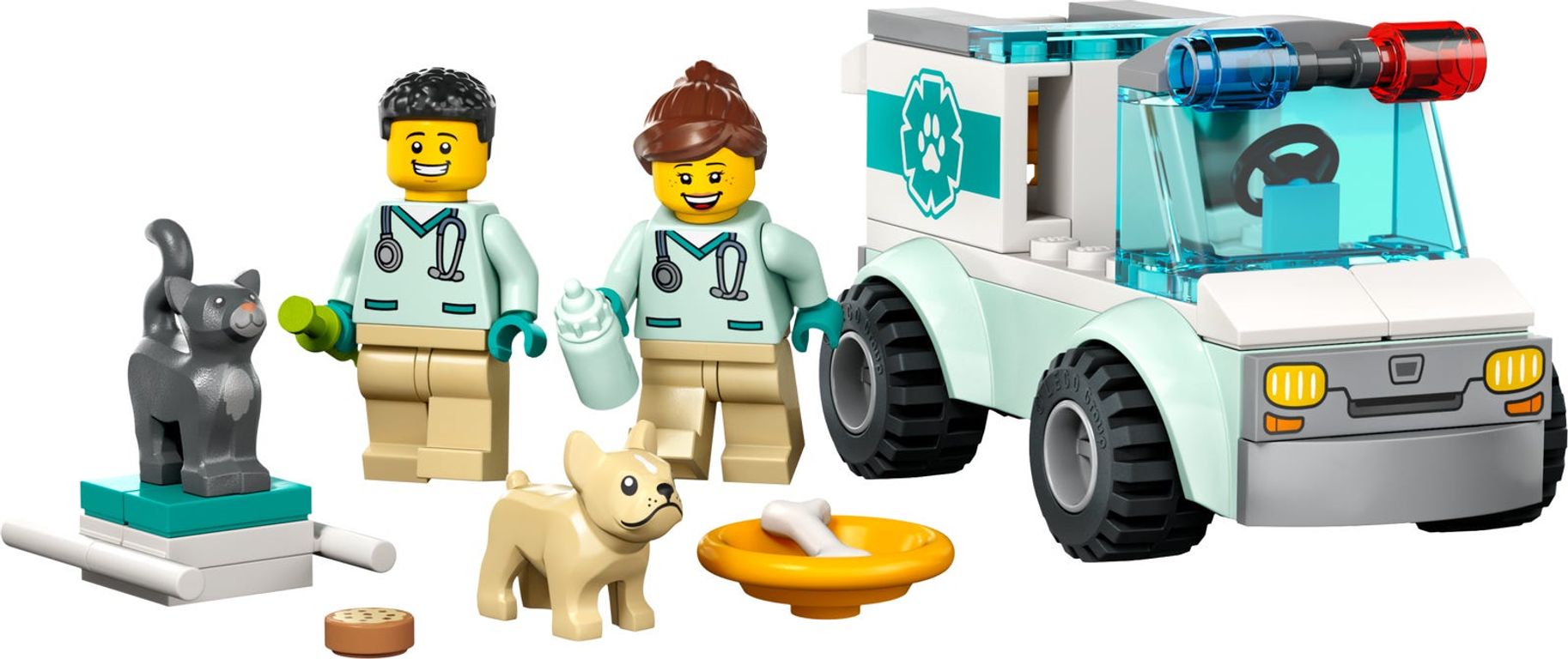 LEGO® City Vet Van Rescue components