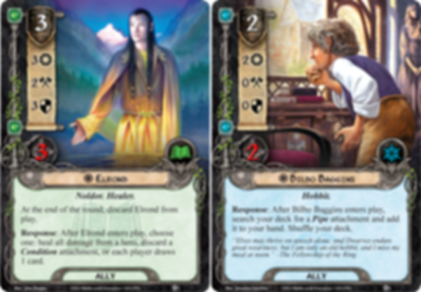 The Lord of the Rings: The Card Game - The Road Darkens cards