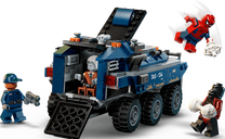 LEGO® Marvel Spider-Man: Inseguimento del trasportatore di detenuti componenti