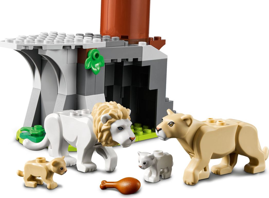 LEGO® City Rescate de la Fauna Salvaje: Campamento animales